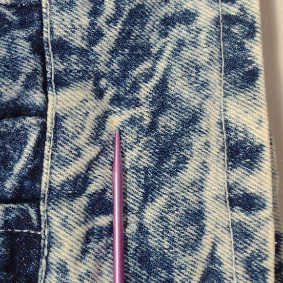 Hanna California Acid Wash Jean Jacket 80s Small - Picture 8 of 15